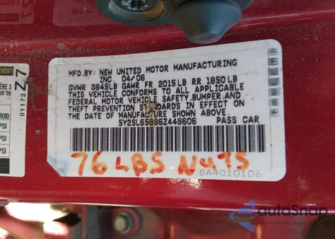 2006 Pontiac Vibe z USA, uszkodzony, nr VIN 5Y2SL65886Z448606